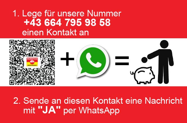 Wurstico auf WhatsApp