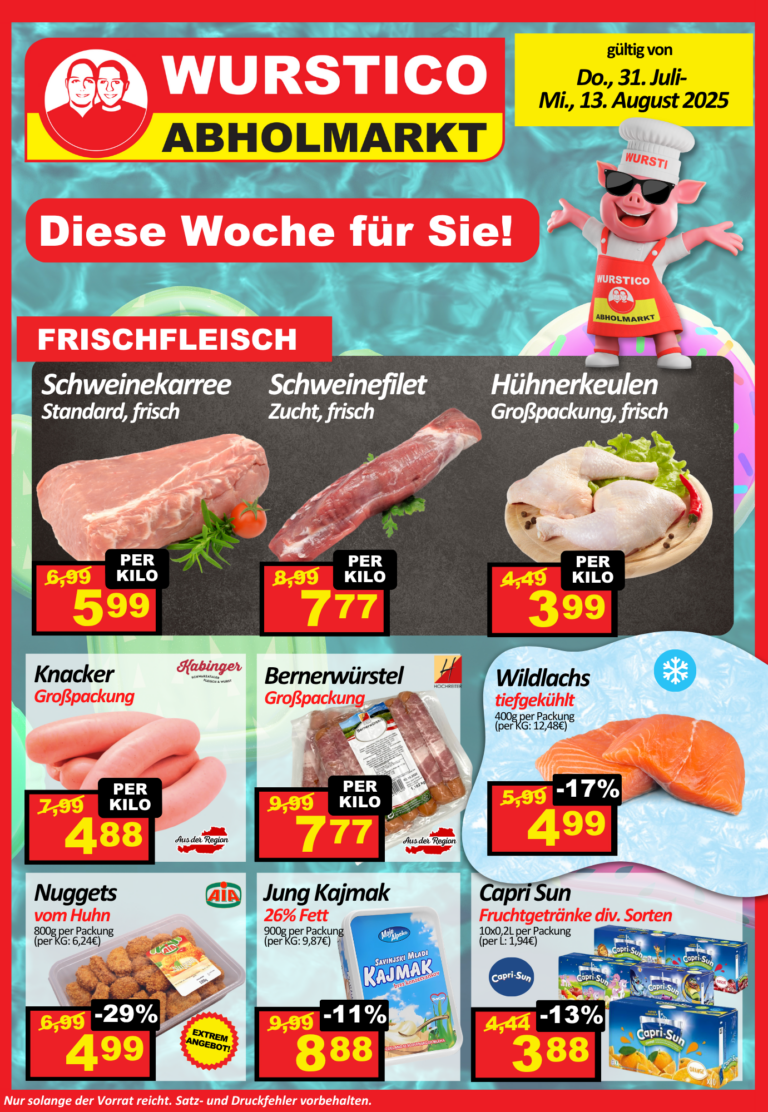 Aktionen August 2025 1. Teil 1-4
