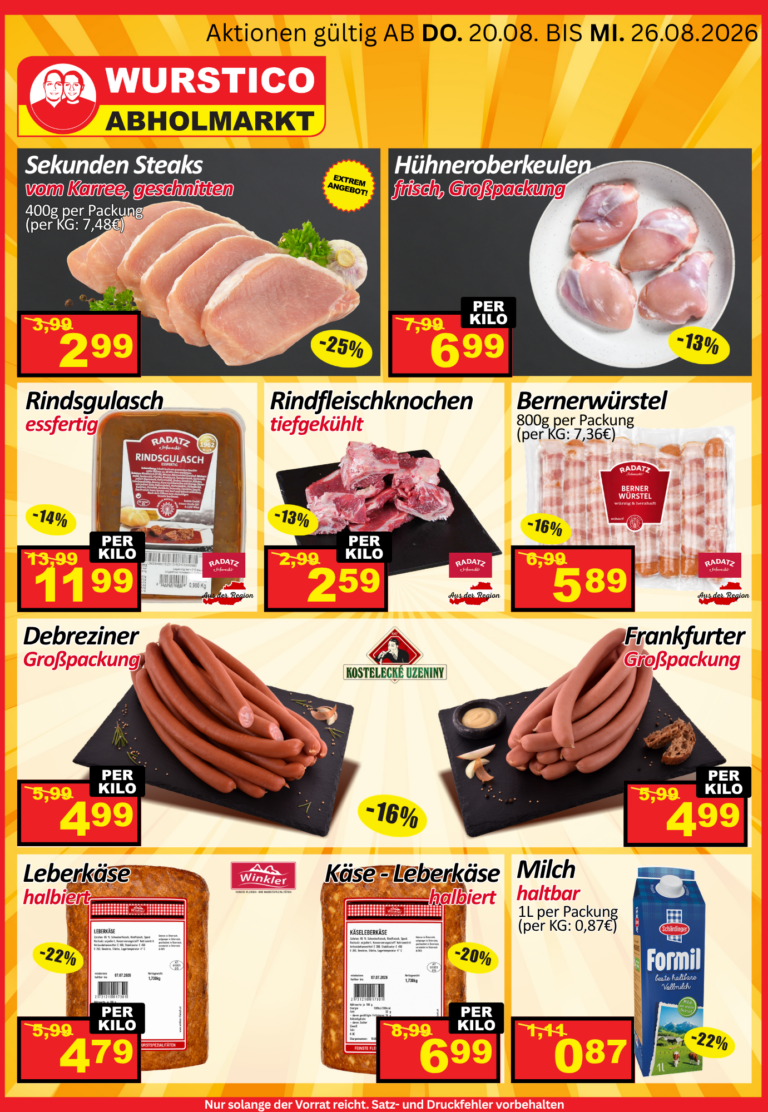 August Sonderaktion – 1