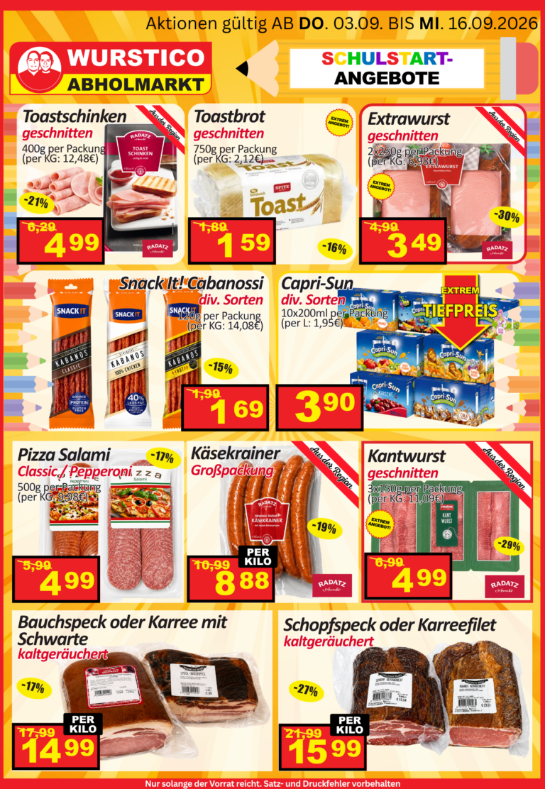 Wochenaktion September Teil 1+2 – 2