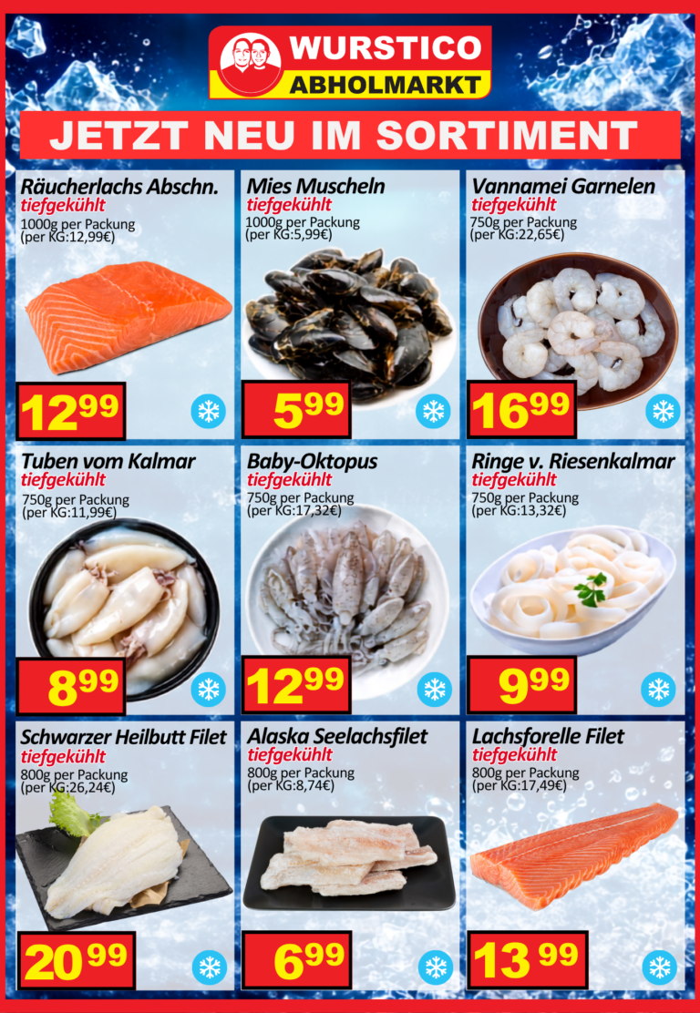 TK-Fisch Sortiment