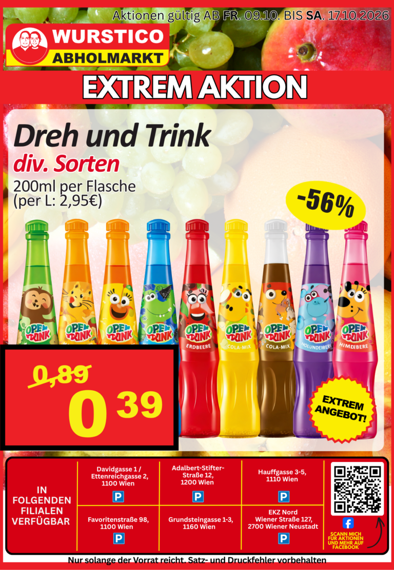 Dreh und drink Verlängerung